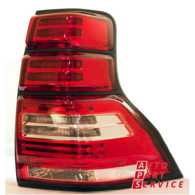 Задняя оптика Red/Clear для Toyota Land Cruiser 150 Prado